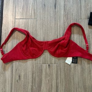 NWT Abercrombie & Fitch Curve Love Swim Top- medium